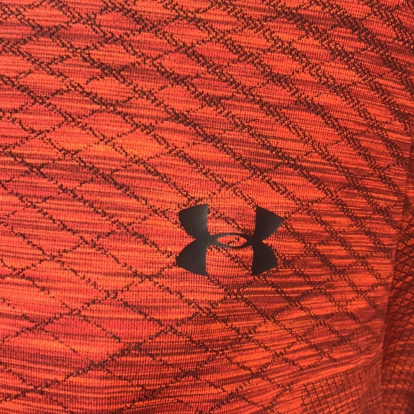Under armour men’s top the vanish tee orange short sleeves Sz 2XL - Picture 3 of 5